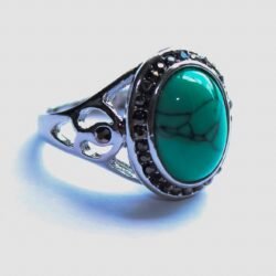 Tibetian Silver Firoza Ring