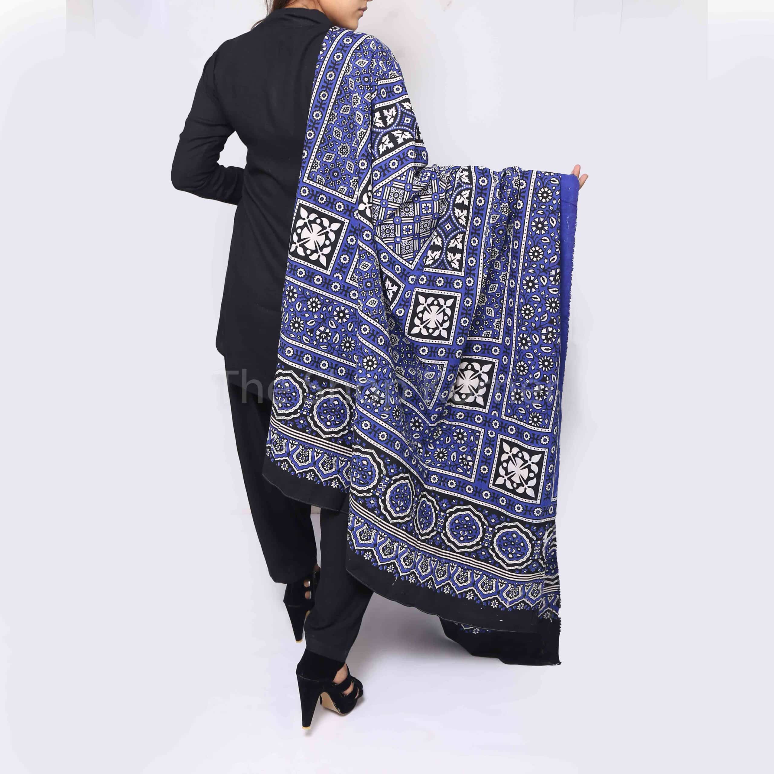 ajrak shawl men
